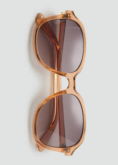Squared frame sunglasses — Pastel Pink 4