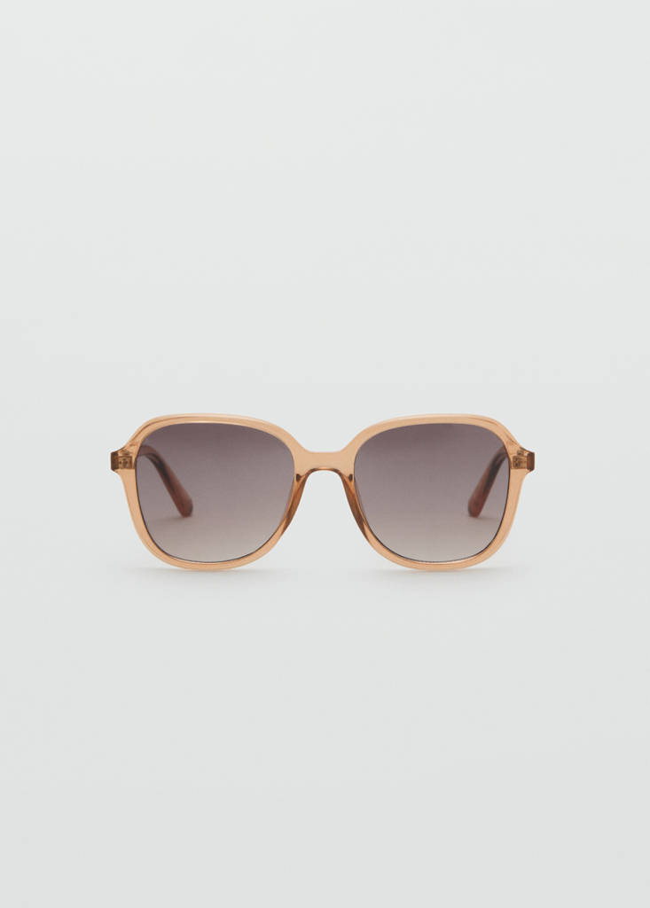 Squared frame sunglasses — Pastel Pink