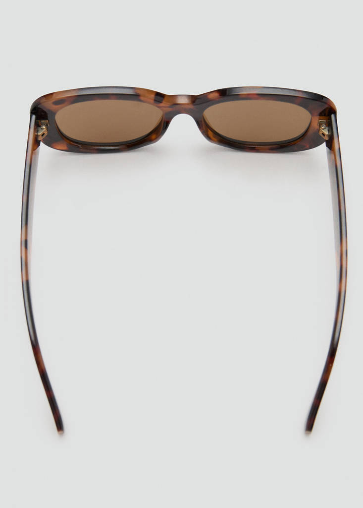 Rectangular-frame sunglasses — Chocolate