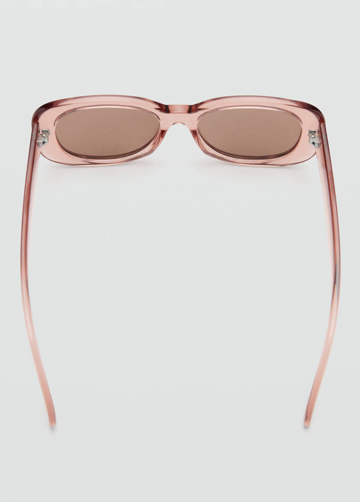 Rectangular-frame sunglasses — Pastel Pink