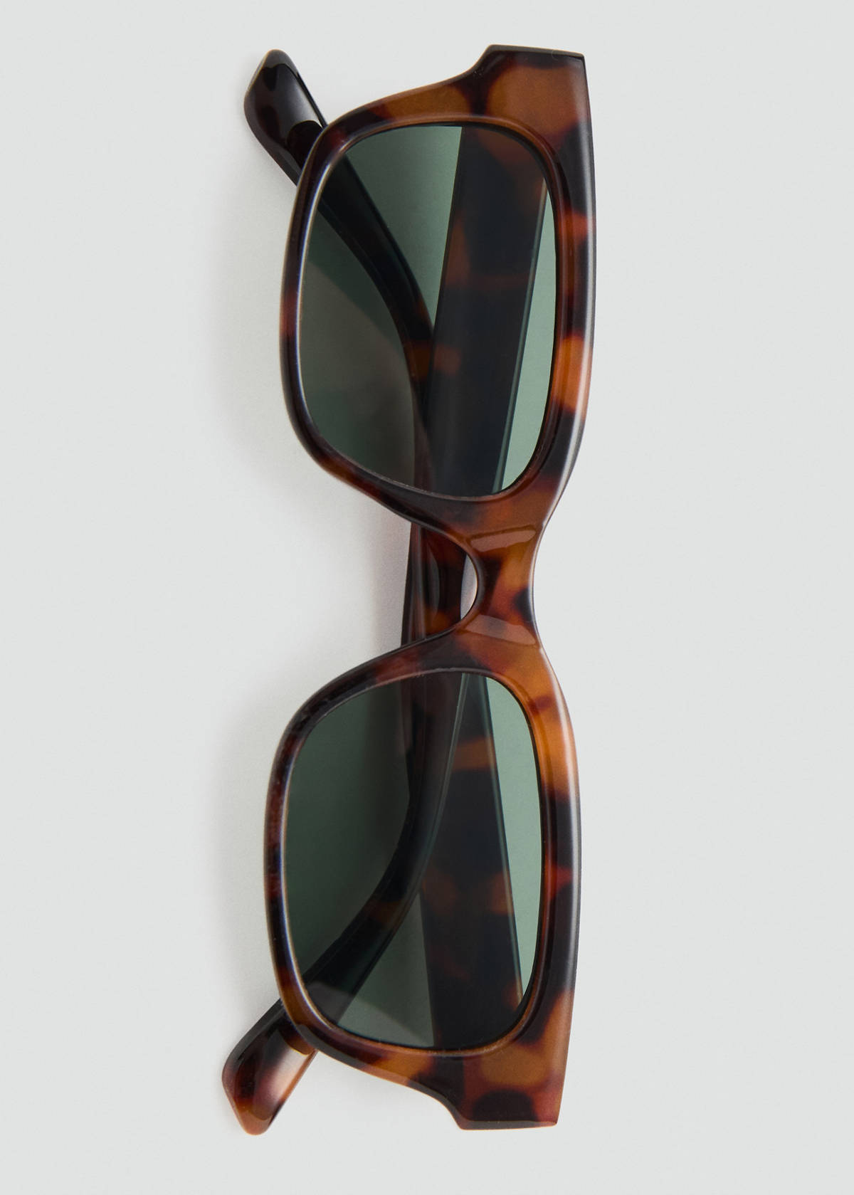 Rectangular sunglasses — Chocolate