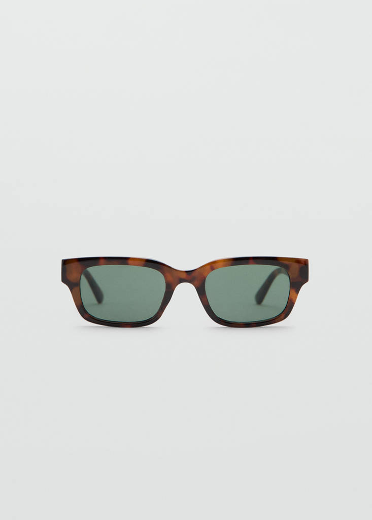 Rectangular sunglasses — Chocolate