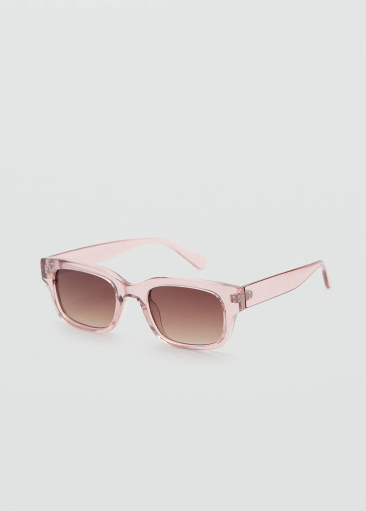 Rectangular sunglasses — Pastel Pink