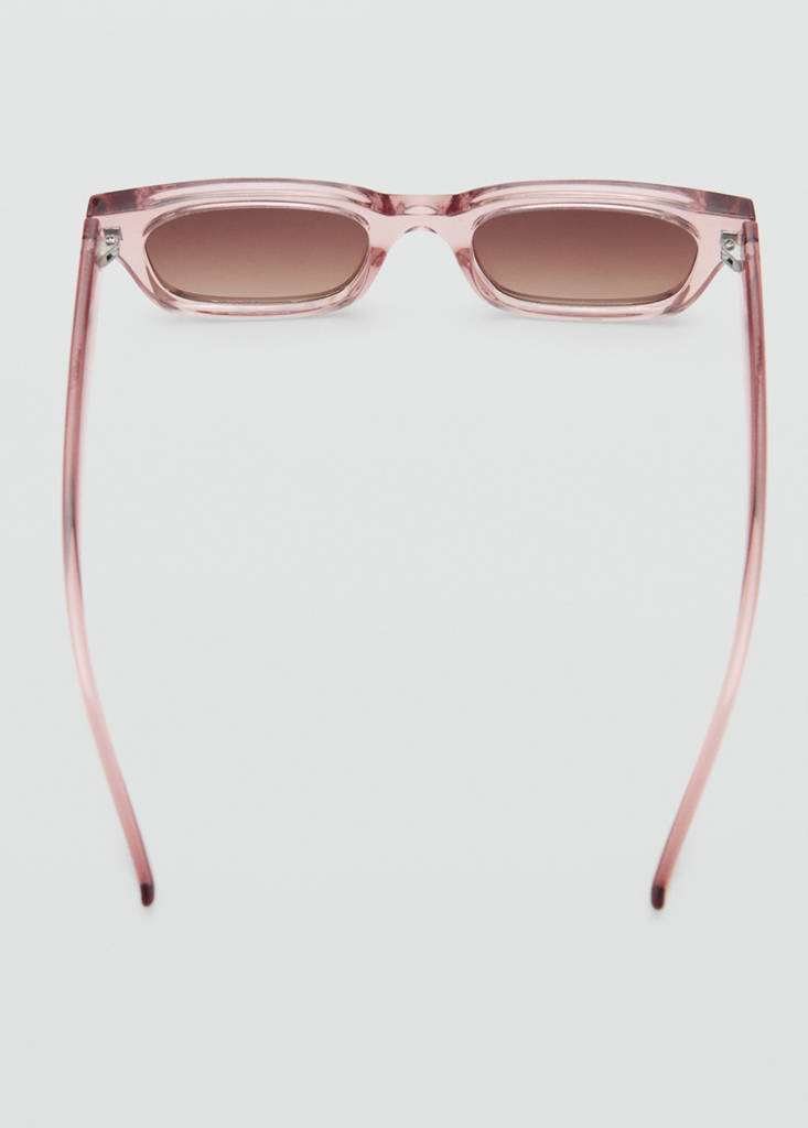 Rectangular sunglasses — Pastel Pink