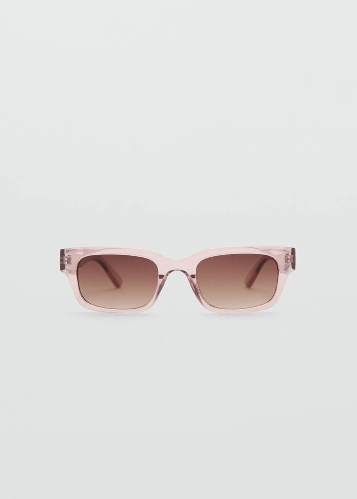 Rectangular sunglasses — Pastel Pink