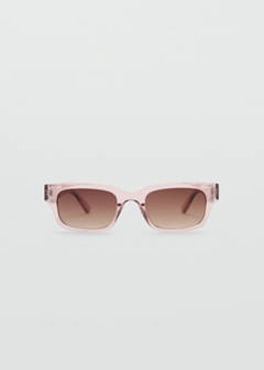 Rectangular sunglasses — Pastel Pink 1