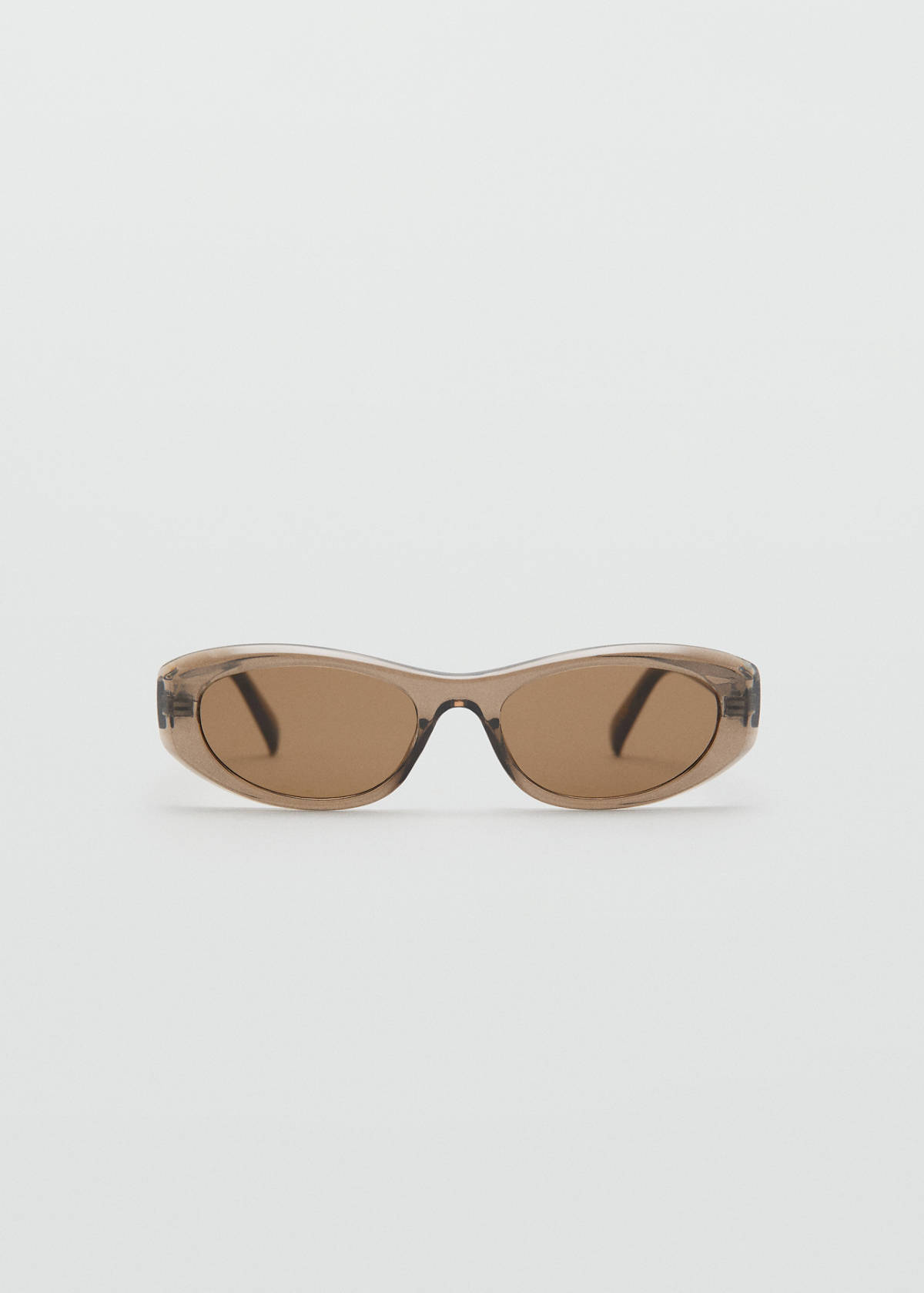 Semi-transparent frame sunglasses — Grey