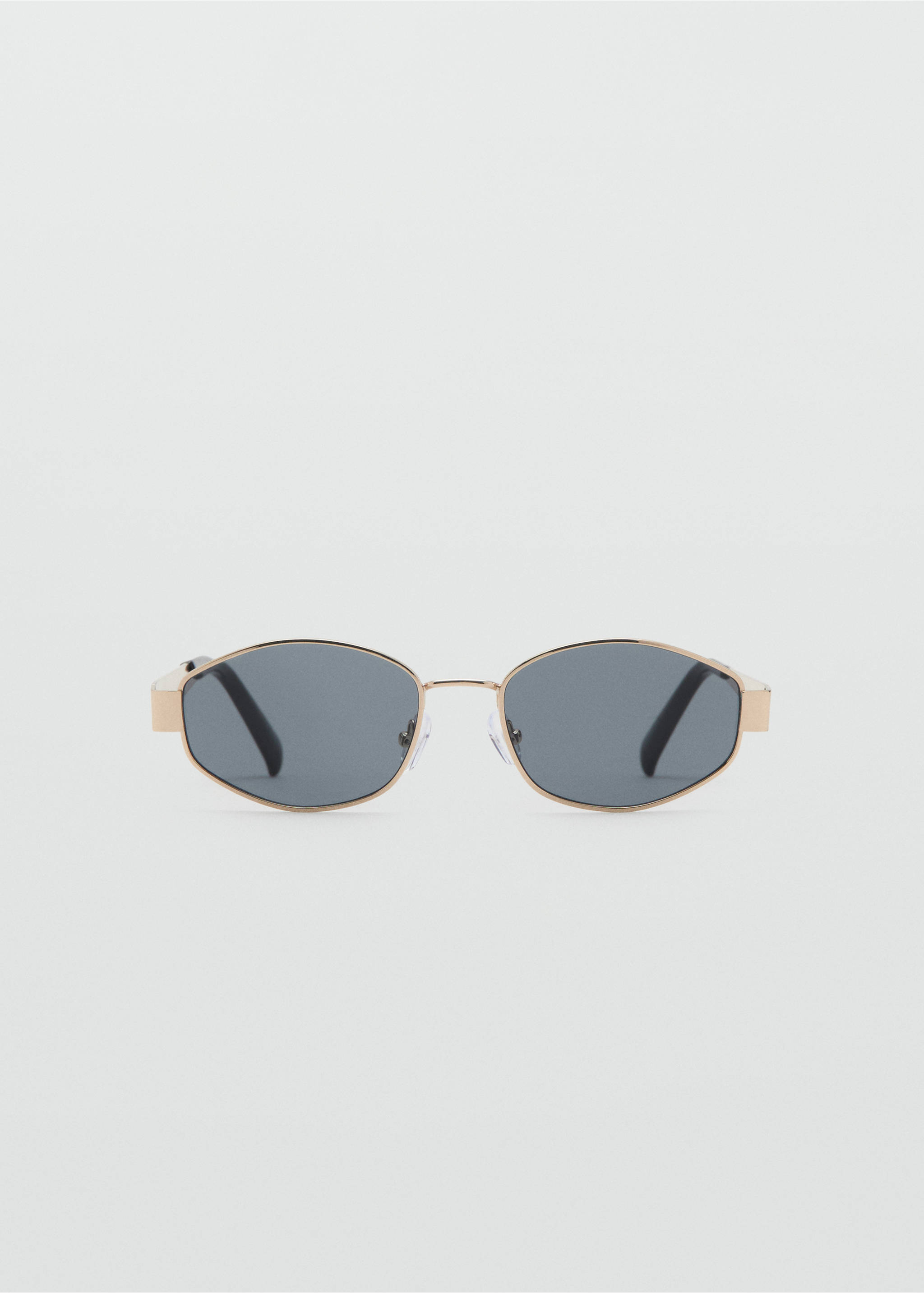 Oval metal frame sunglasses - Article without model, Gold. Ref: 37012547-00.