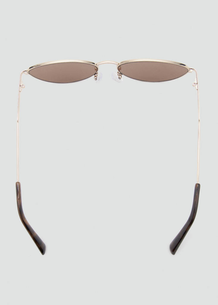 Metal sunglasses — Gold