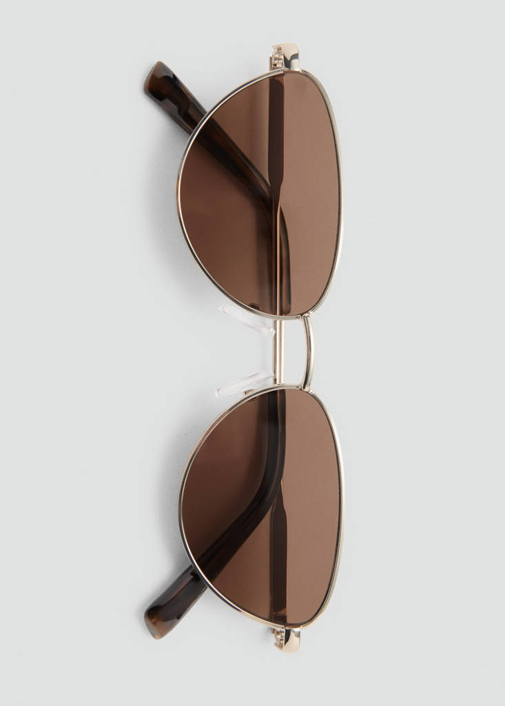 Metal sunglasses — Gold