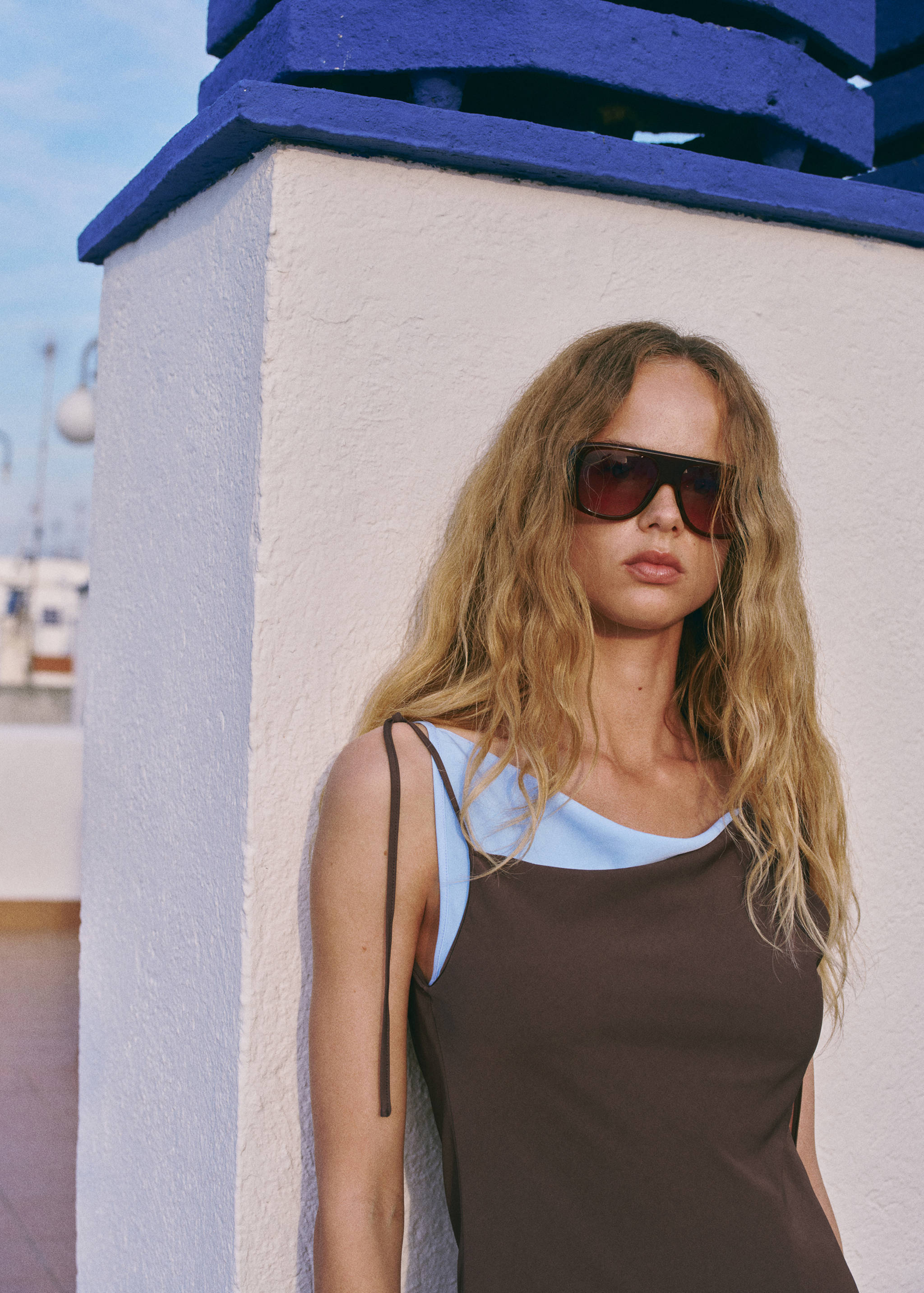 Aviator sunglasses with plastic frame - Details of the article 9