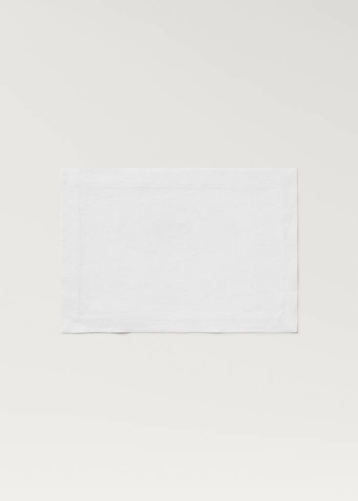 Linen placemat — White