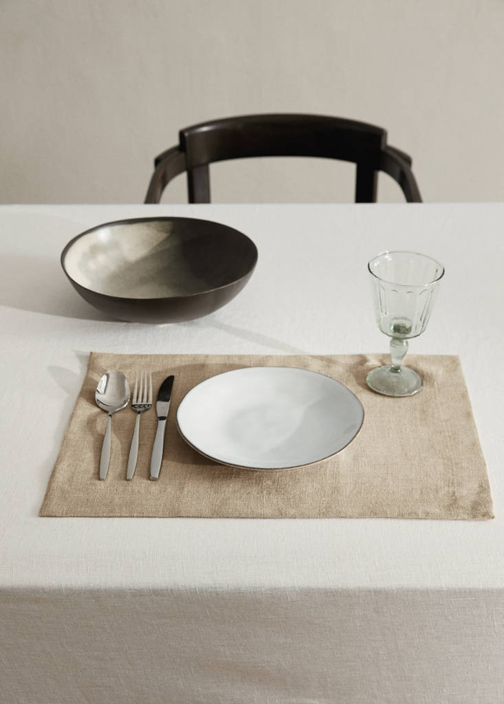 Linen placemat — Sand