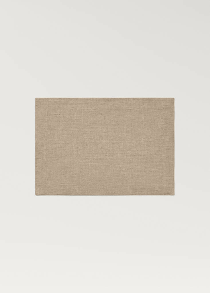 Linen placemat — Sand
