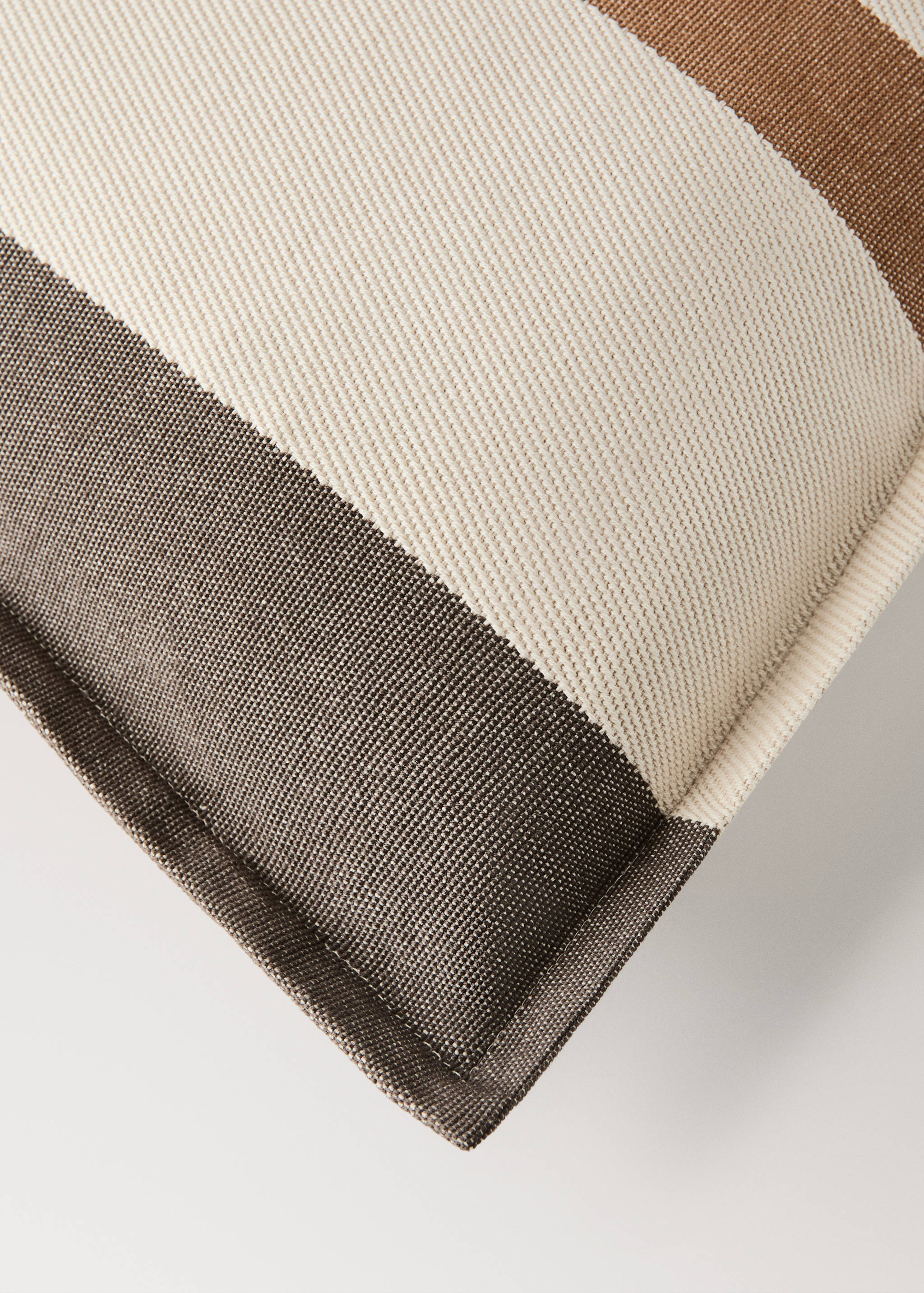100% striped cushion cover 50x50 - Details of the article 1