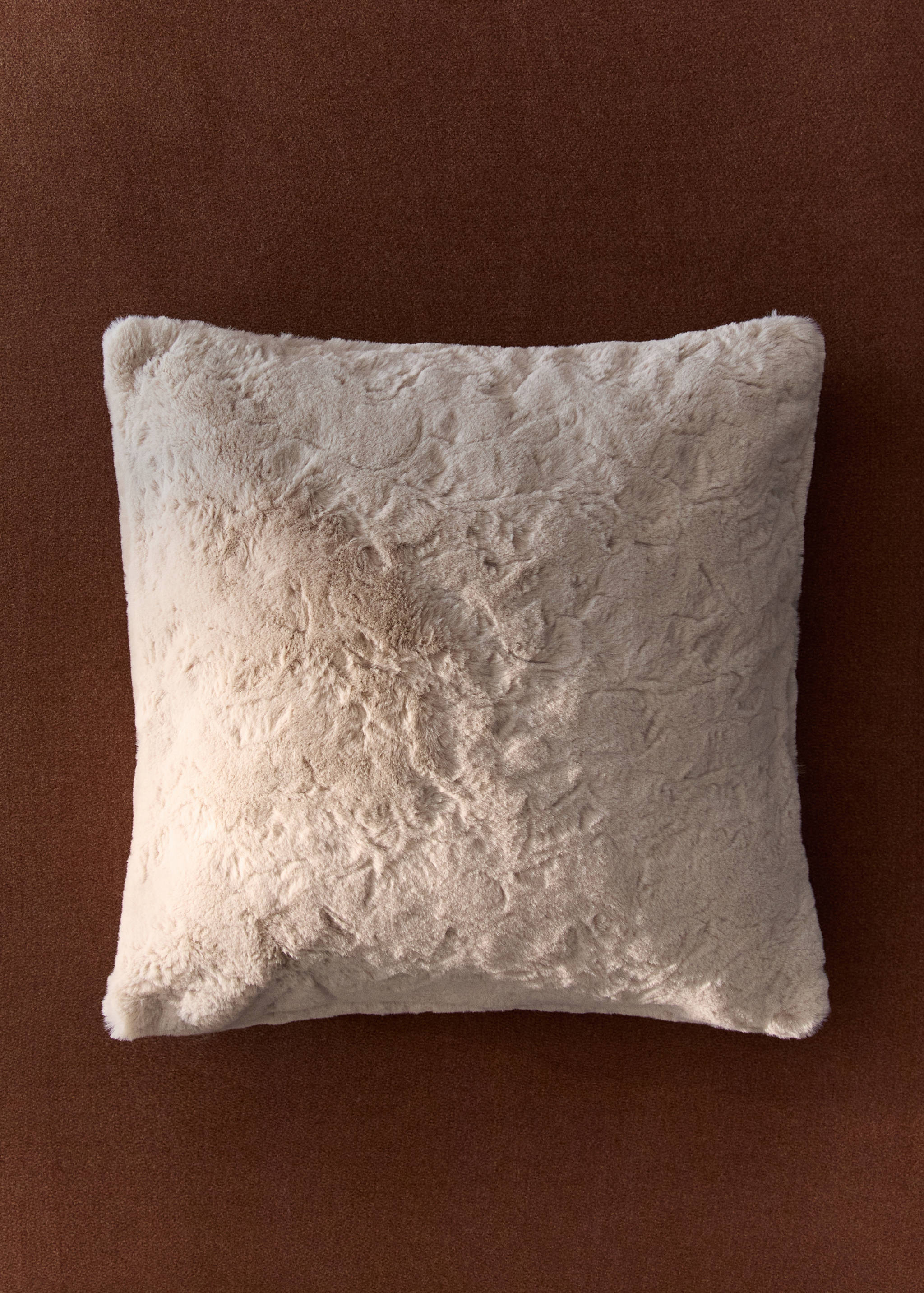 Faux fur cushion cover 50x50 cm - General plane
