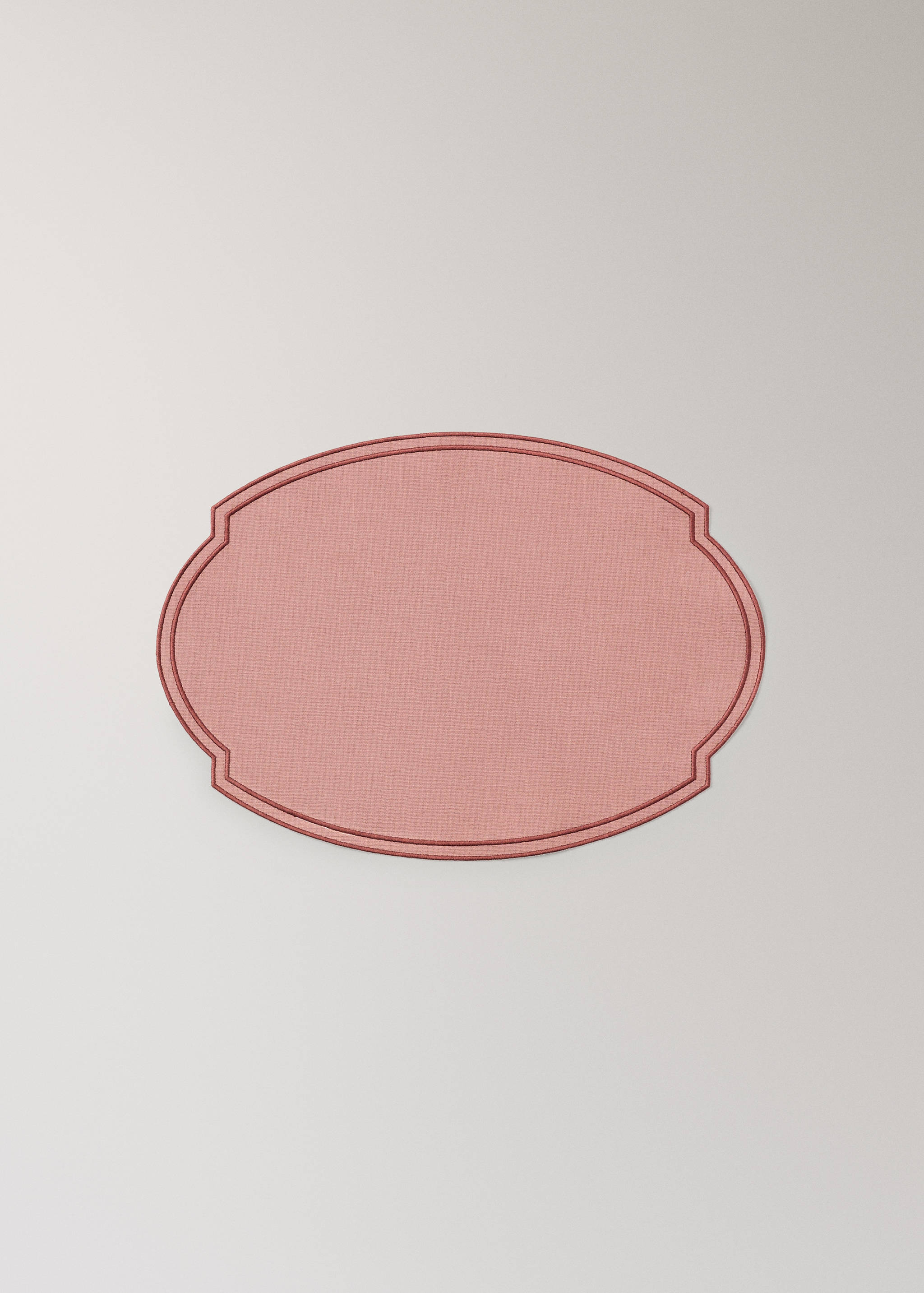 100% cotton placement with embroidered border 35x50cm - Article without model