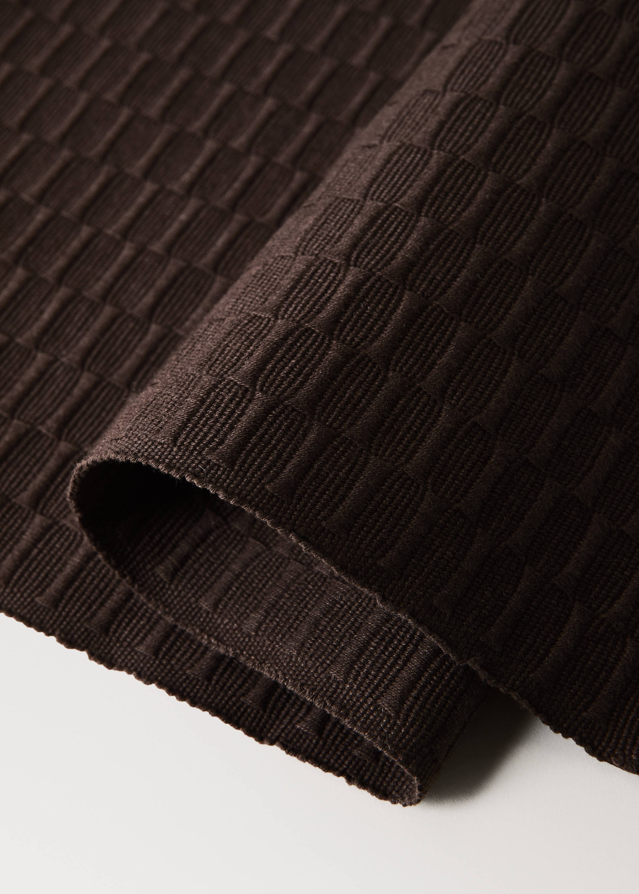 Individueller Tischläufer aus Baumwolle mit strukturierter Oberfläche - Detail des Artikels 1