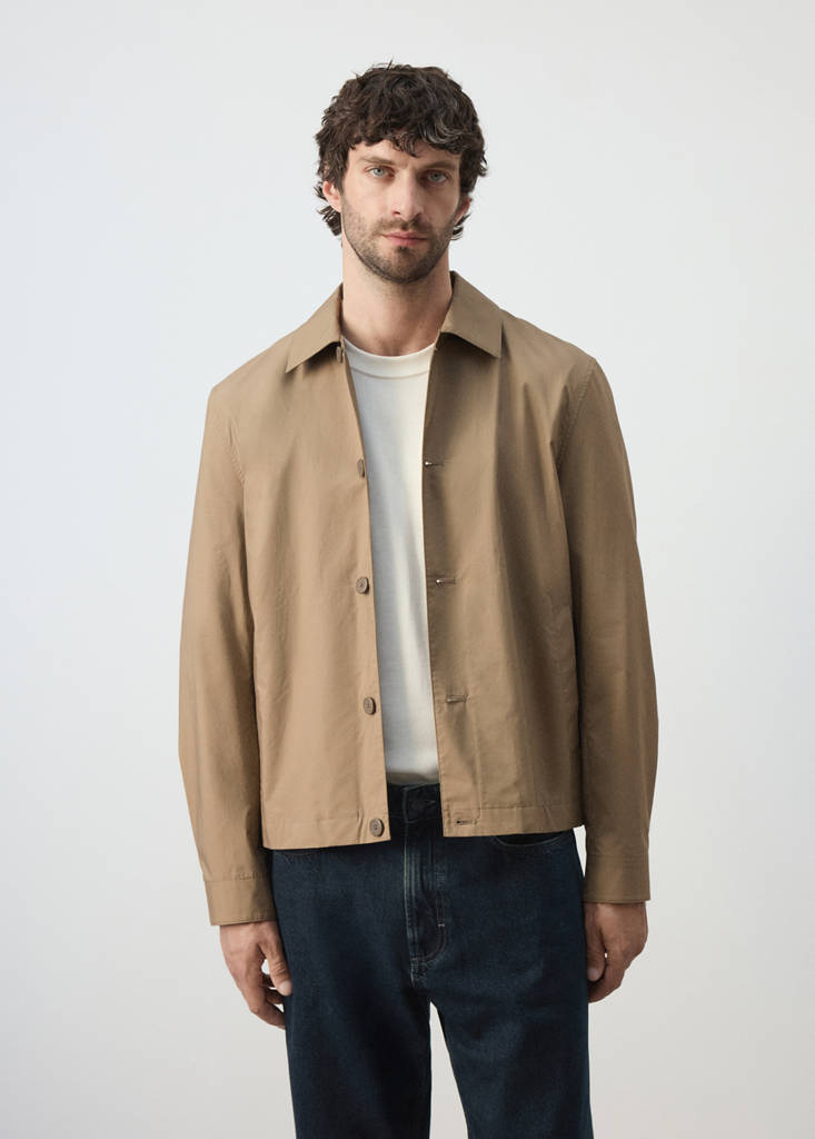 Light cotton jacket — Burnt Orange