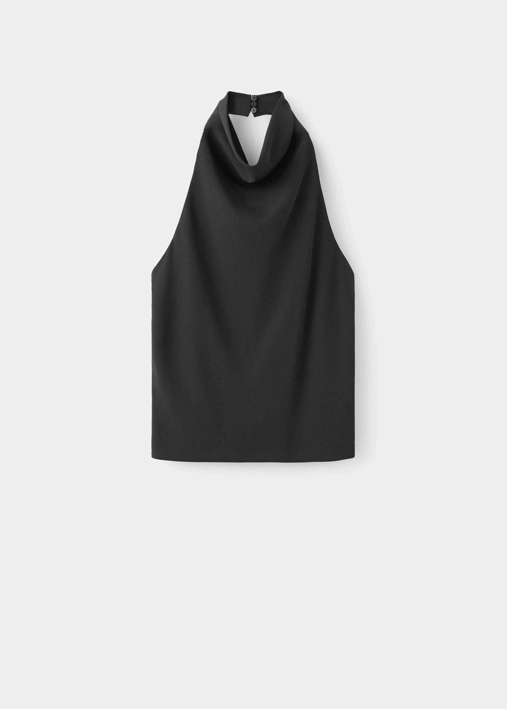 Draped halter top - Article without model