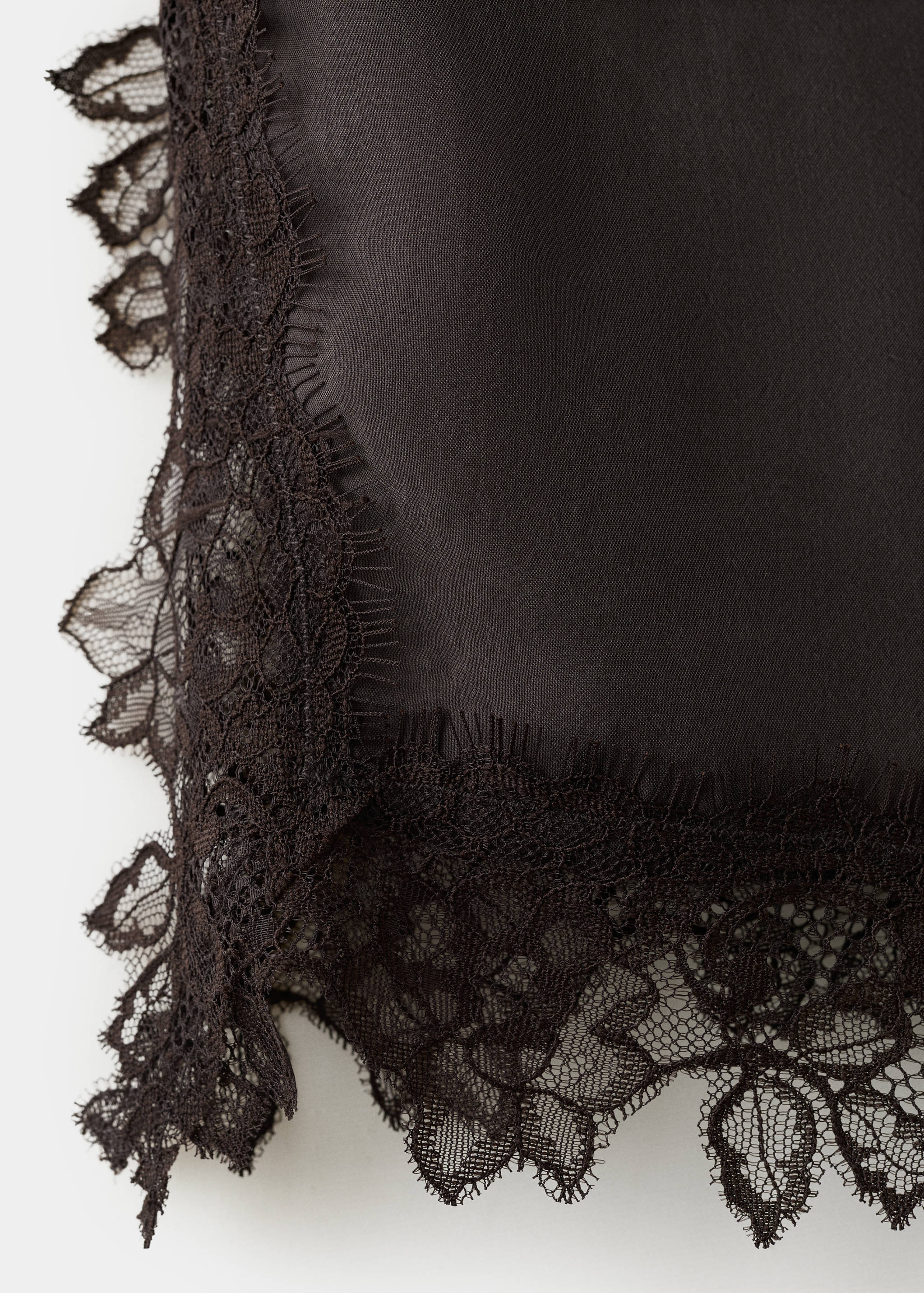 Satin lace top - Details of the article 8
