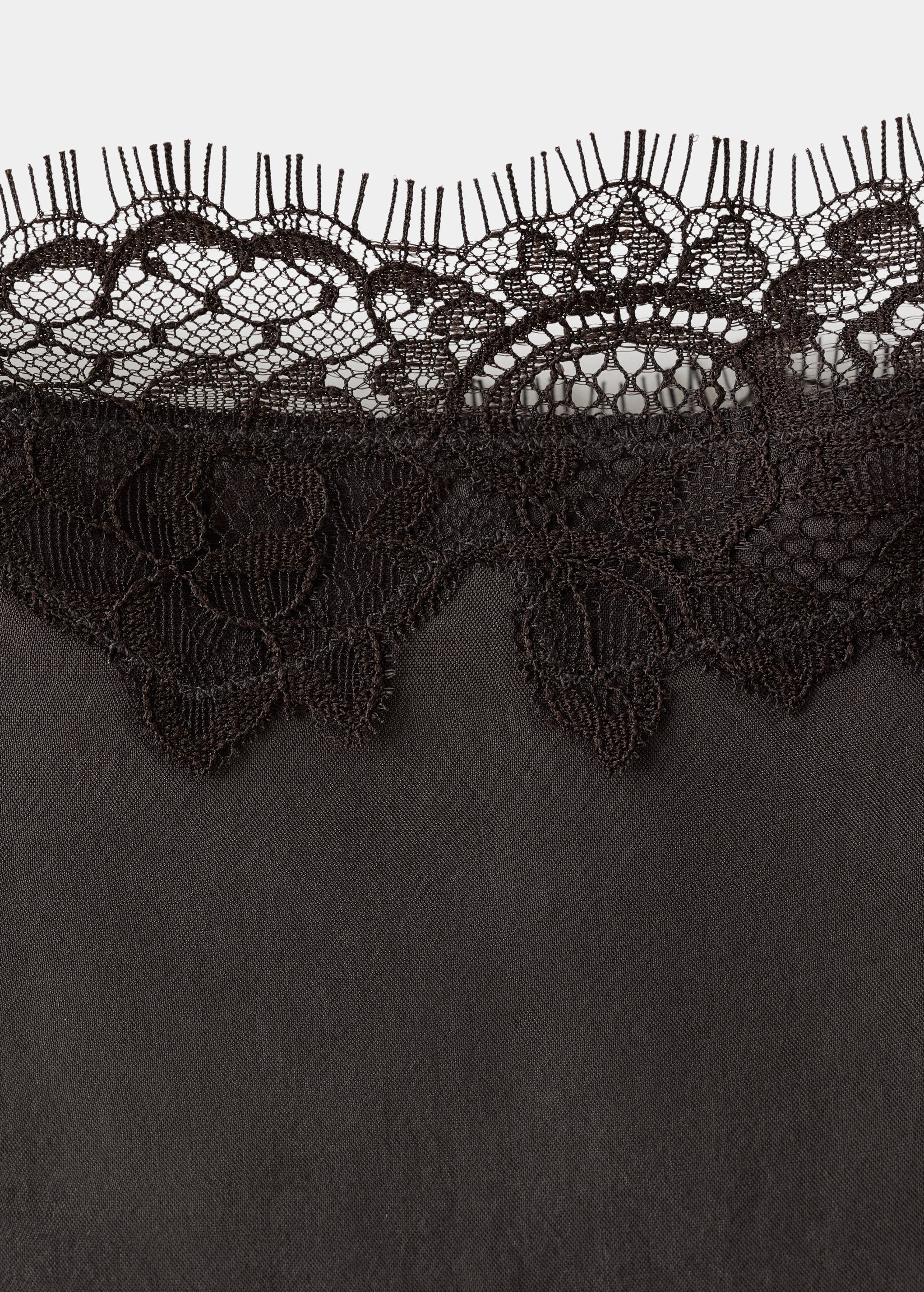 Satin lace top - Details of the article 0