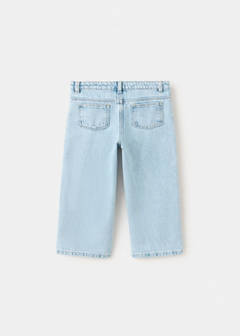 Straight jeans with star strass — Light Blue 5