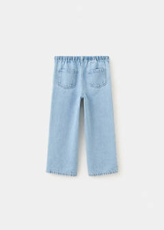 Straight-leg jeans with elasticated waistband — Medium Blue 4