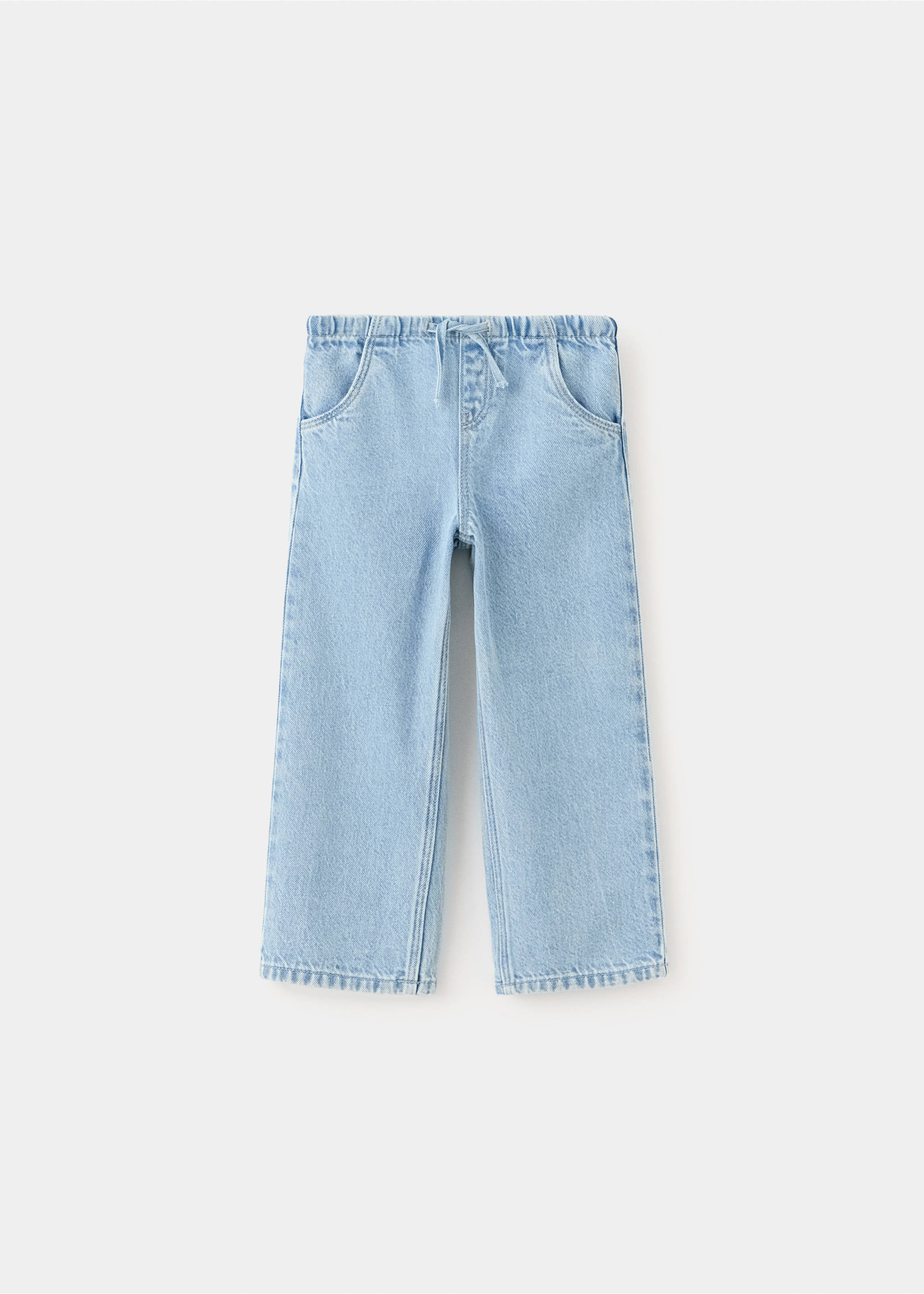 Relaxed-fit cotton jeans - Article without model, Medium Blue. Ref: 37012904-00.