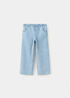 Straight-leg jeans with elasticated waistband — Medium Blue 2