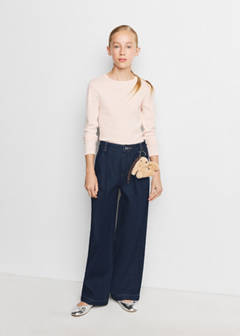 Wide leg pleated jeans — Open Blue 3