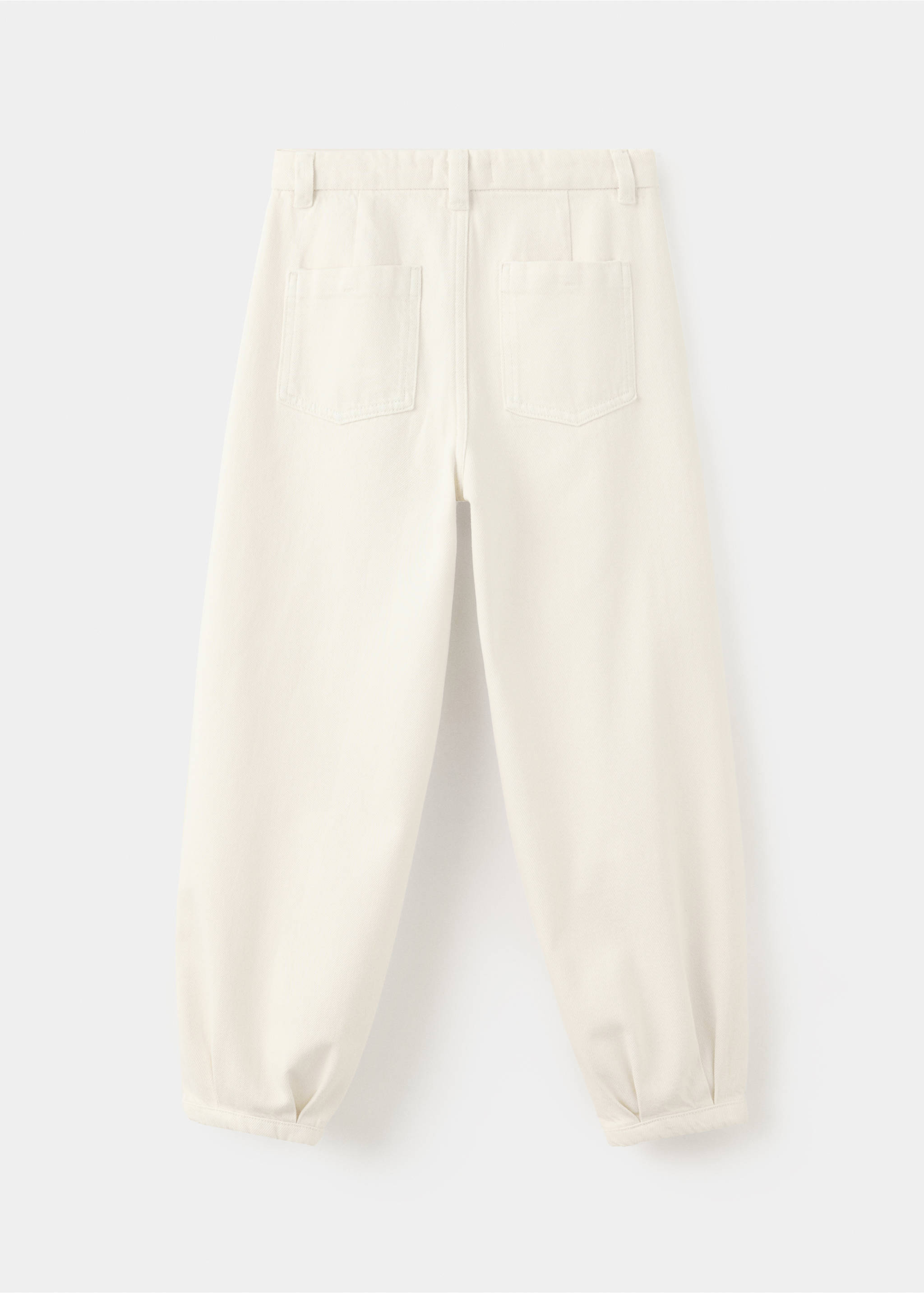 Pleated baggy jeans - Reverse of the article, Off White. Ref: 37012909-00.