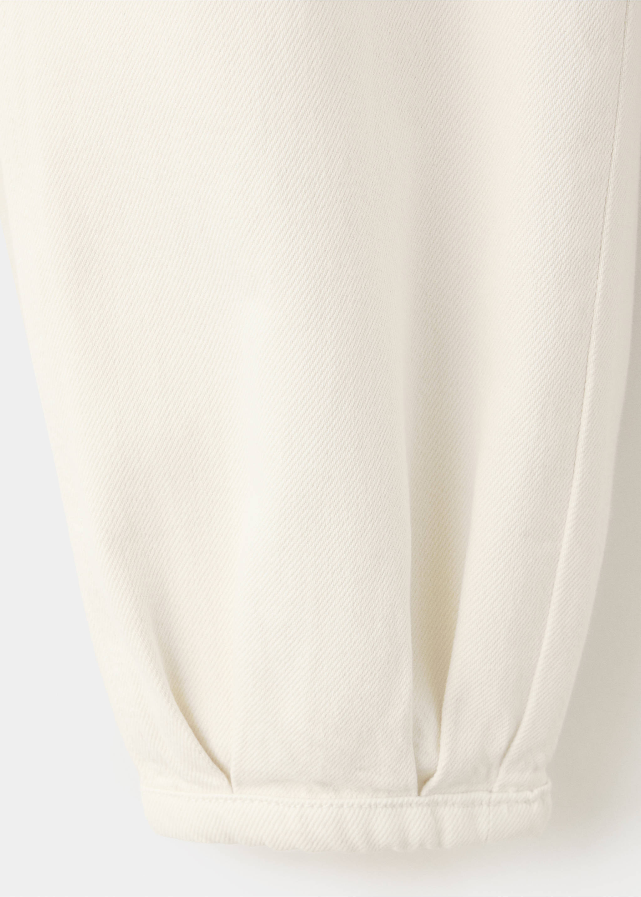 Pleated baggy jeans - Details of the article 0, Off White. Ref: 37012909-00.