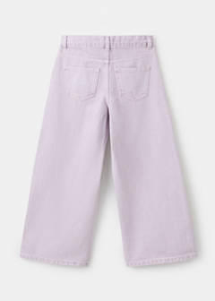 Culotte jeans with studded details — Light/Pastel Purple 3
