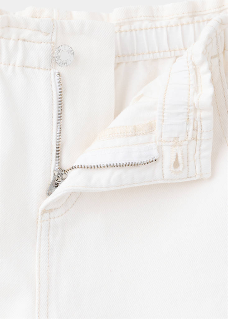 Wideleg jeans with elastic waist — Off White