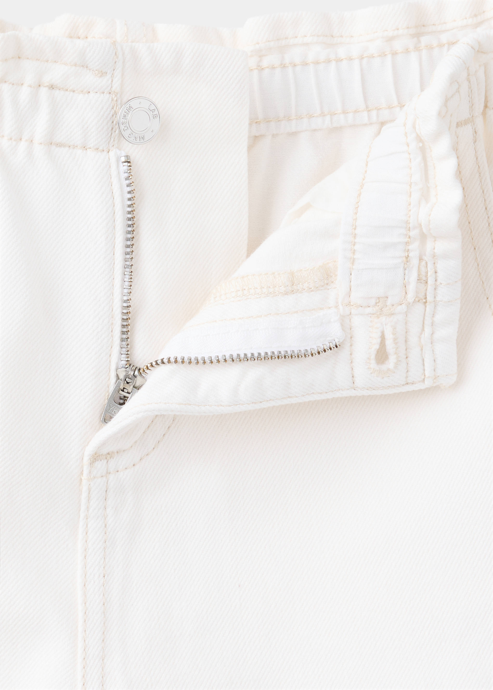 Wideleg jeans with elastic waist - Details of the article 8
