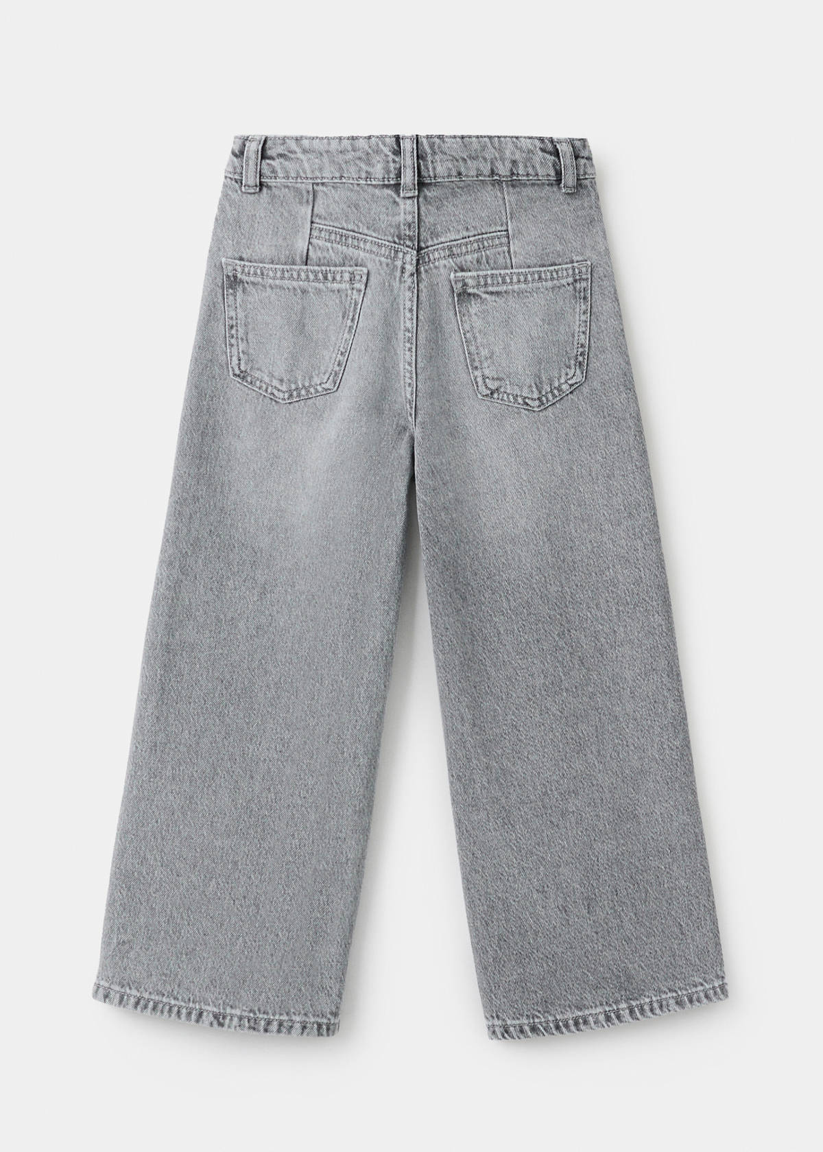 Studded culotte jeans — Denim Grey