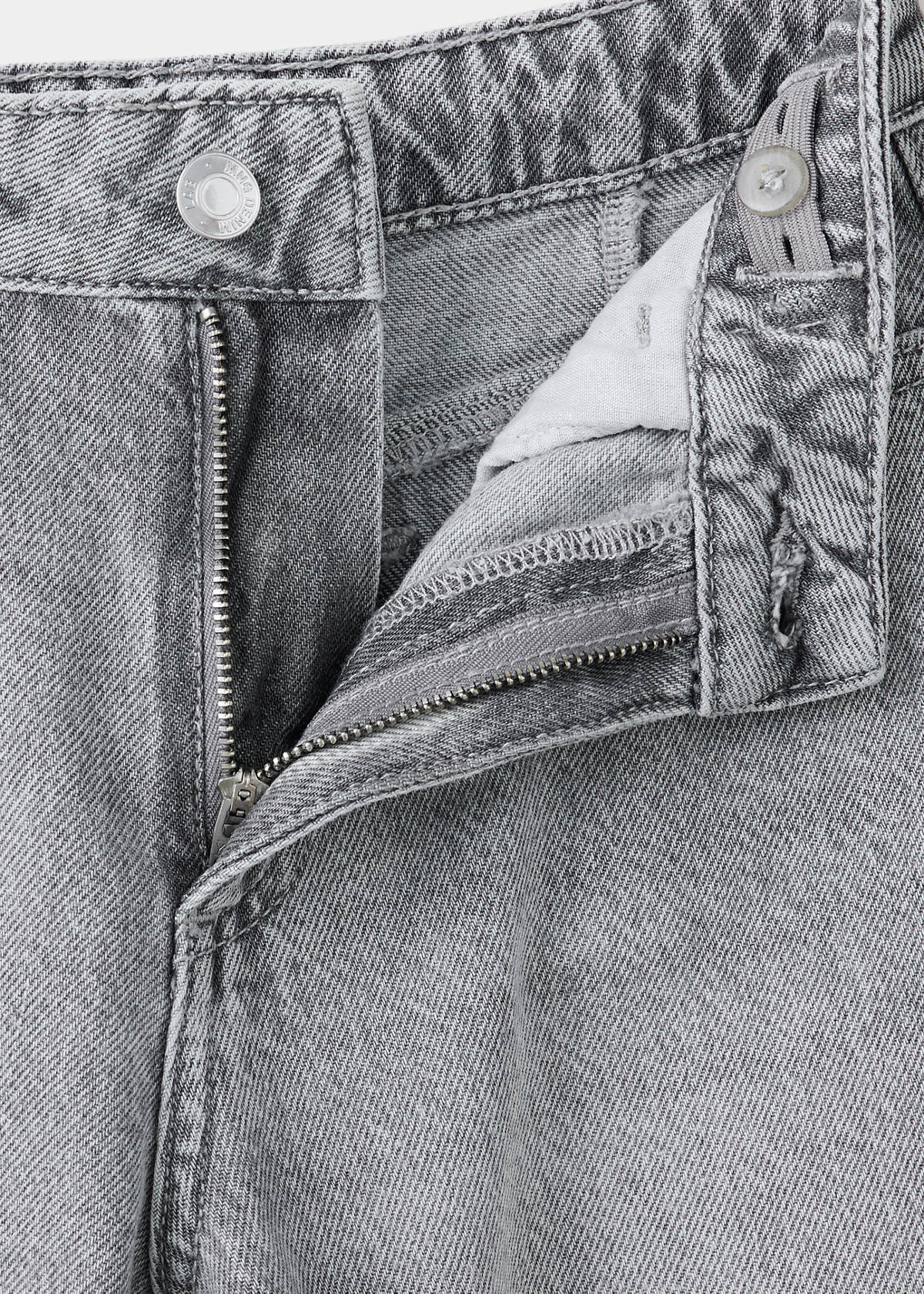 Studded culotte jeans — Denim Grey