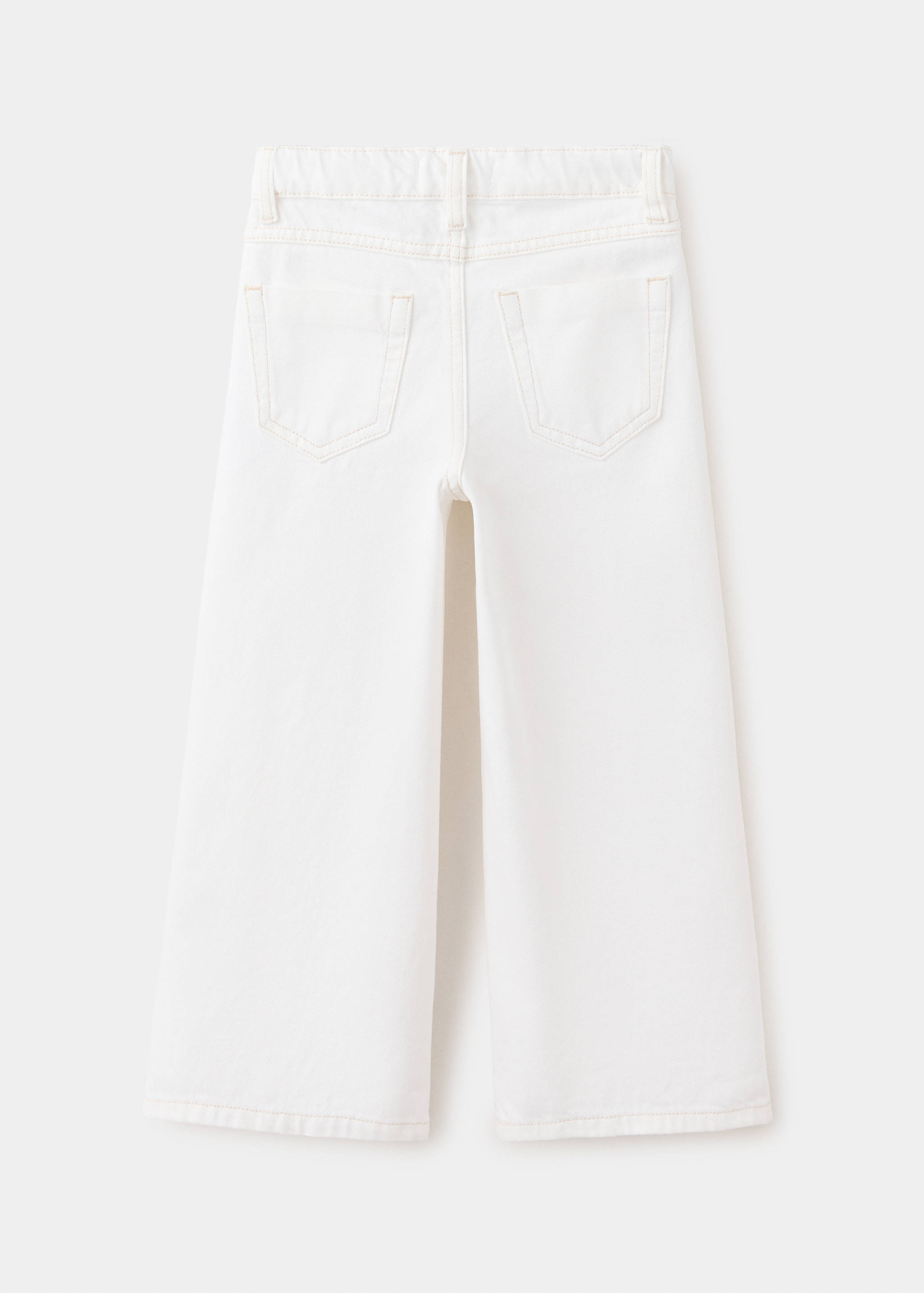 Studded culotte jeans - Reverse of the article