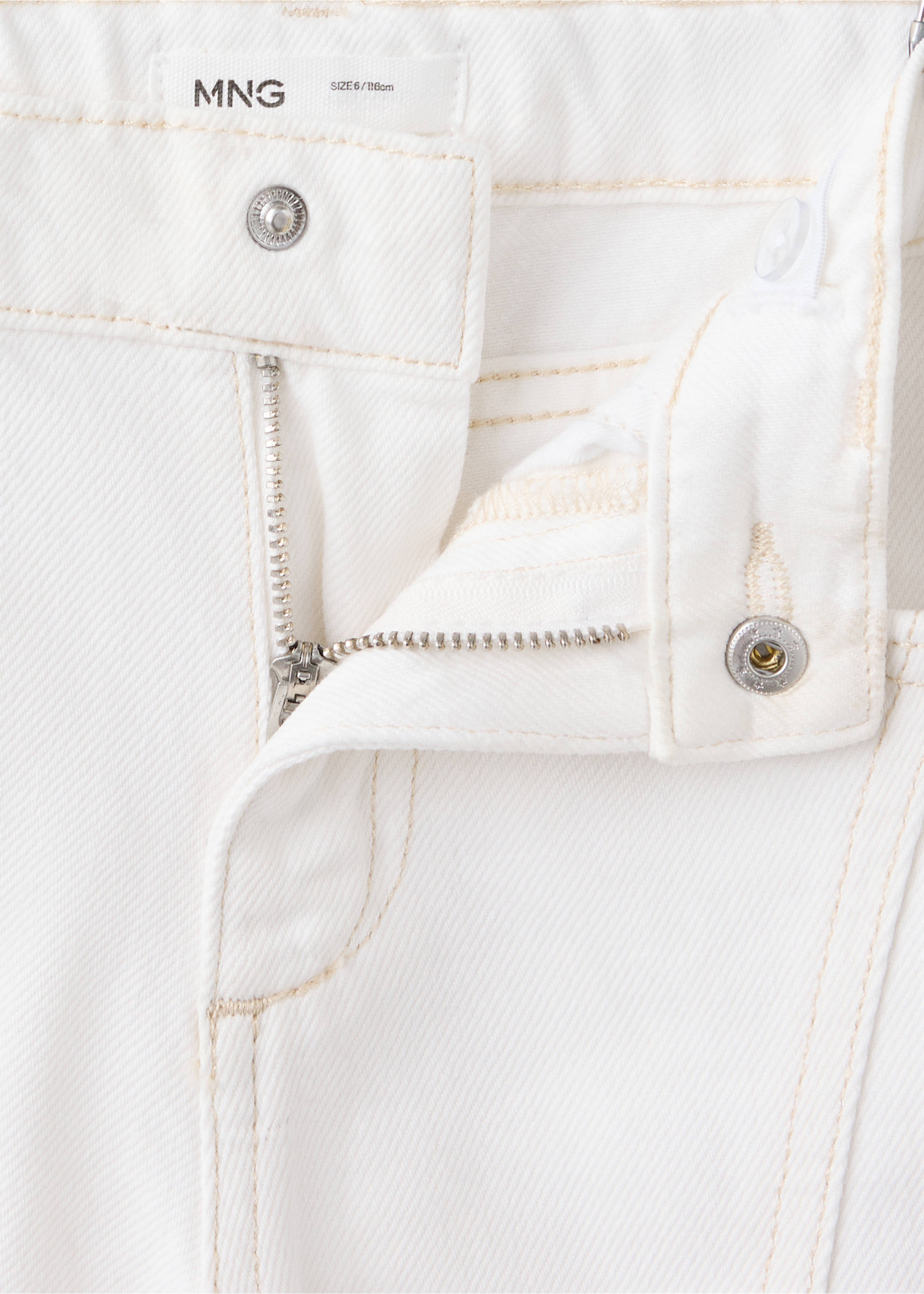 Studded culotte jeans - Details of the article 8, Off White. Ref: 37012918-00.