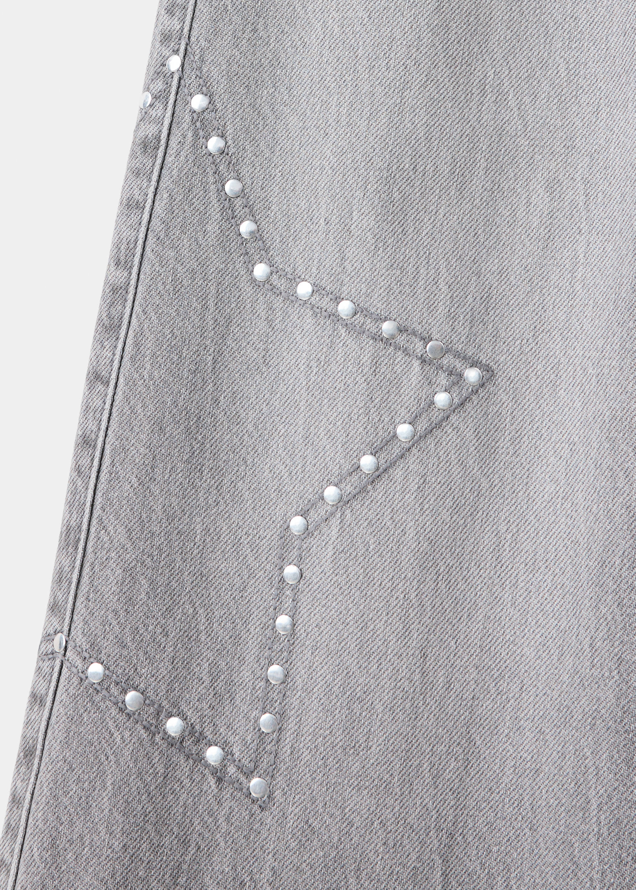 Wide leg star jeans - Details of the article 8