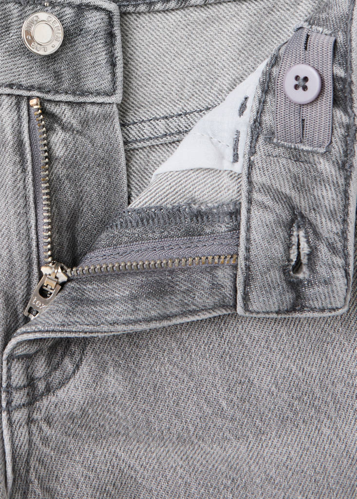 Wide leg star jeans — Denim Grey
