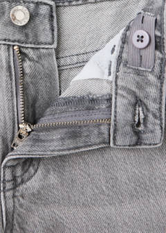 Wide leg star jeans — Denim Grey 5