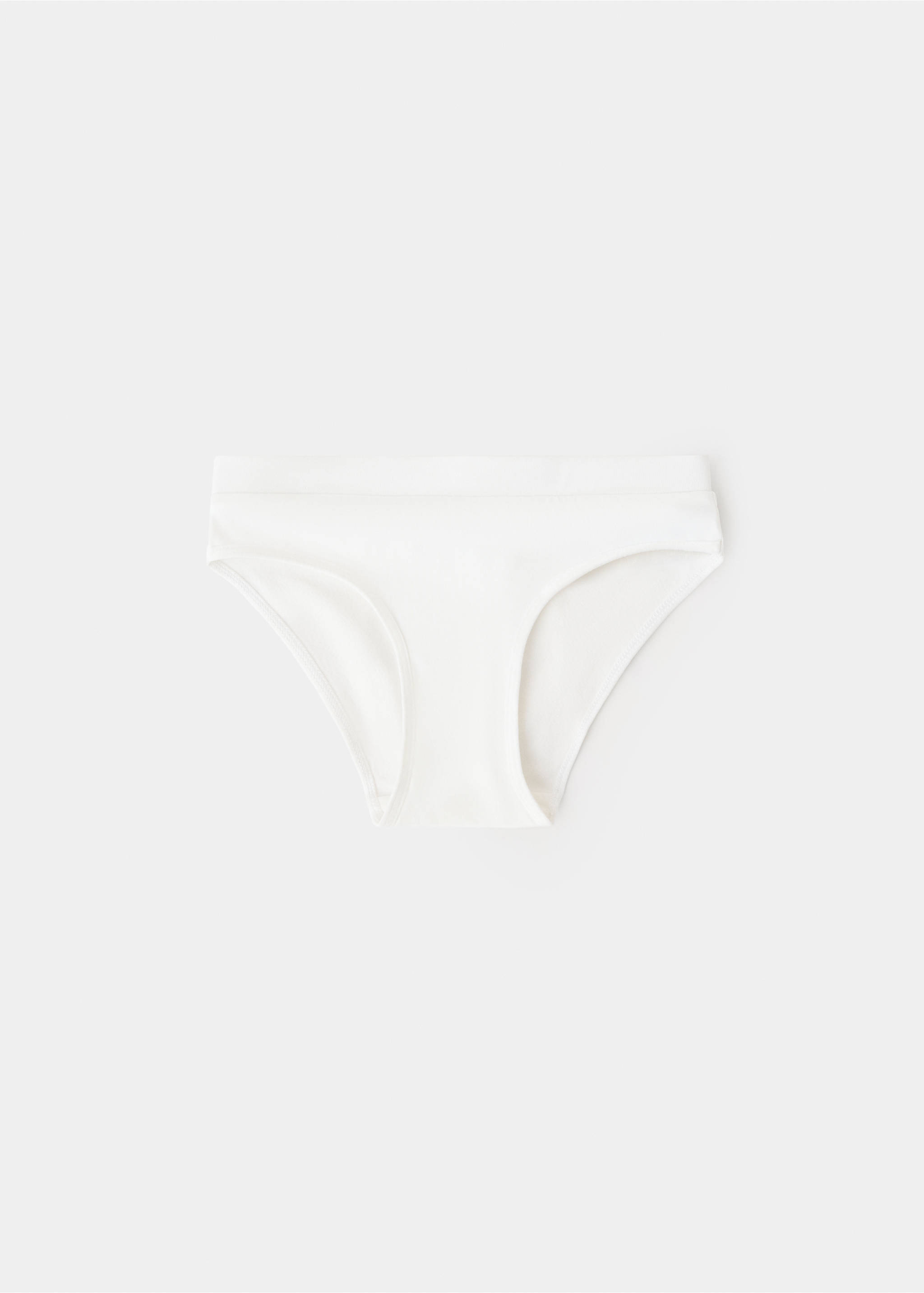 3-pak basic slips - Detail van het artikel 0, Gebroken wit. Ref: 37012920-00.