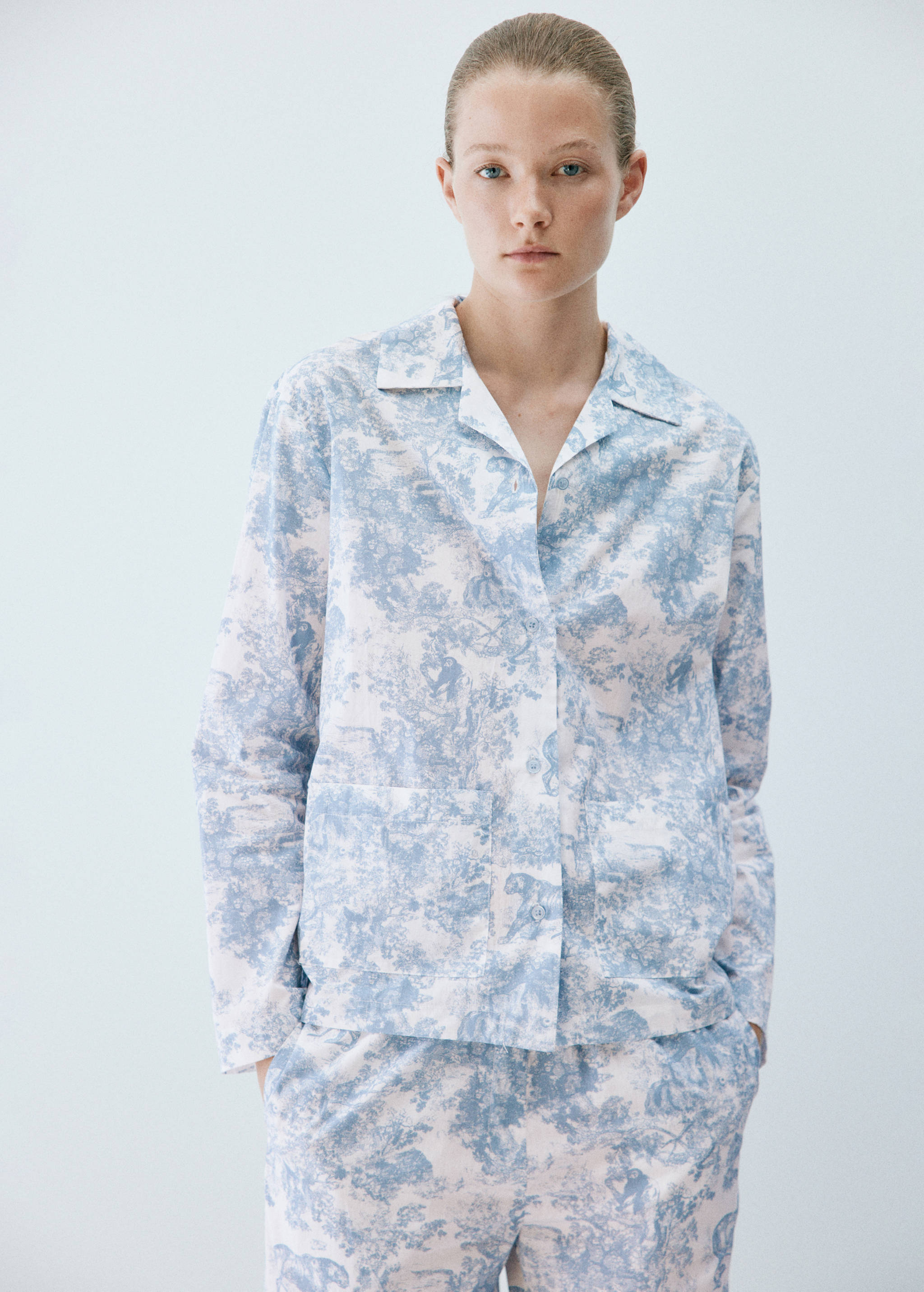 قميص قطني مطبوع - تفاصيل المنتج 2