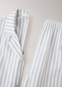 Striped cotton shirt — Blue 8