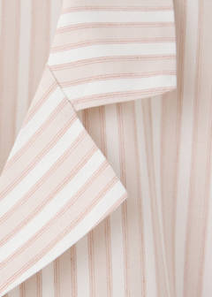 Striped cotton shirt — Pink 6