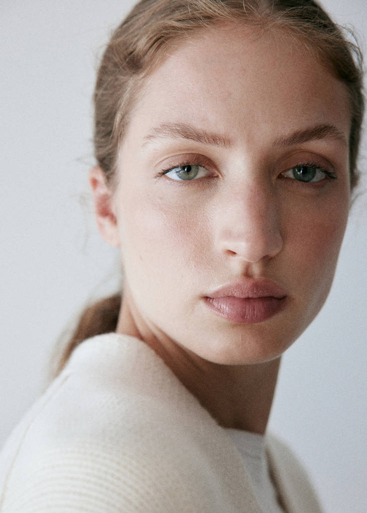 Oversized 100% wool cardigan — Ivory White