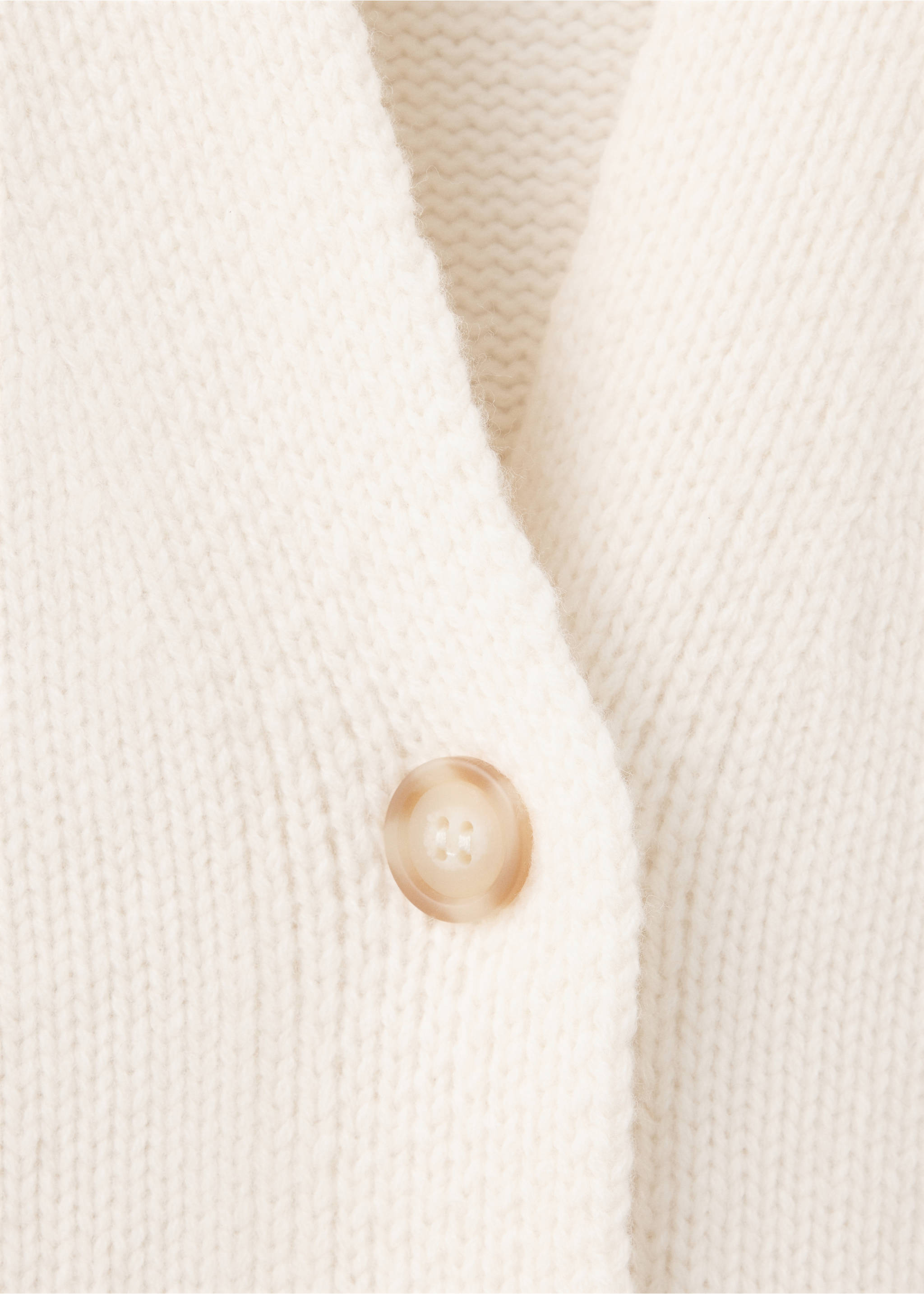 100% wool oversized sweater - Détail de l'article 8, Ivoire. Ref: 37012925-00.