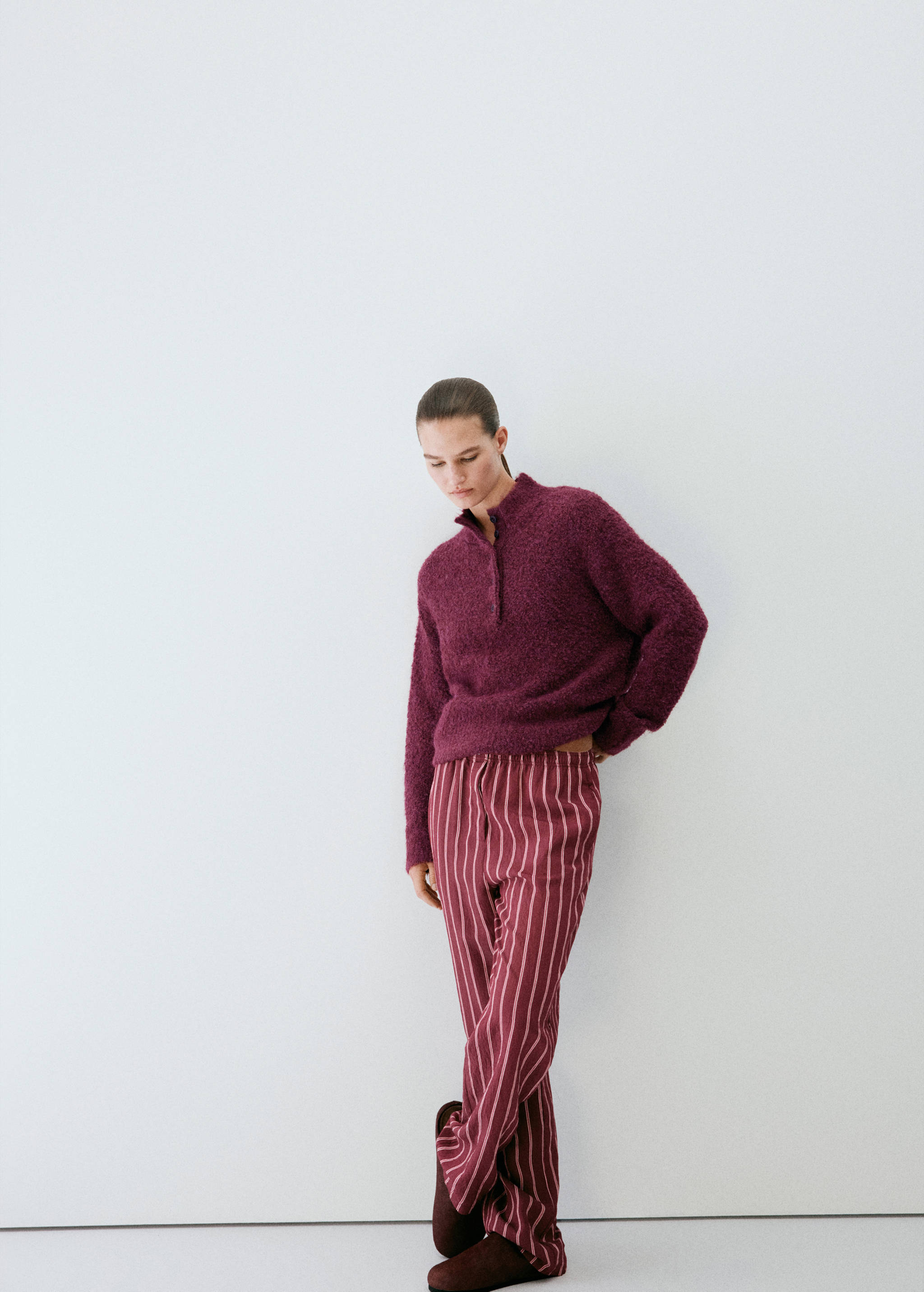 Bouclé wool sweater - Details of the article 3